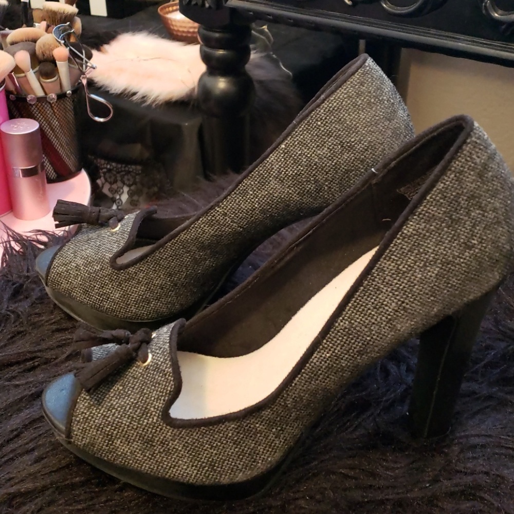 Open toe heels
